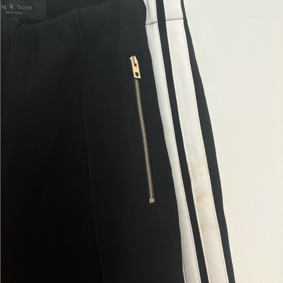 RAG & BONE Striped Zipper Track Pant size Small - Picture 5 of 6
